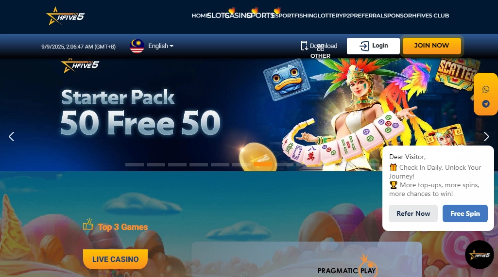 HFIVE5 Casino