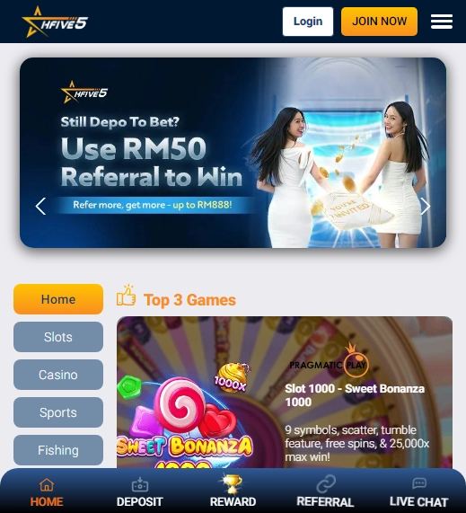 HFIVE5 Casino
